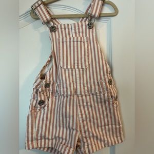 Cute striped toddler Dungarees